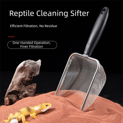 Reptile sand shovel fine mesh - reptile,